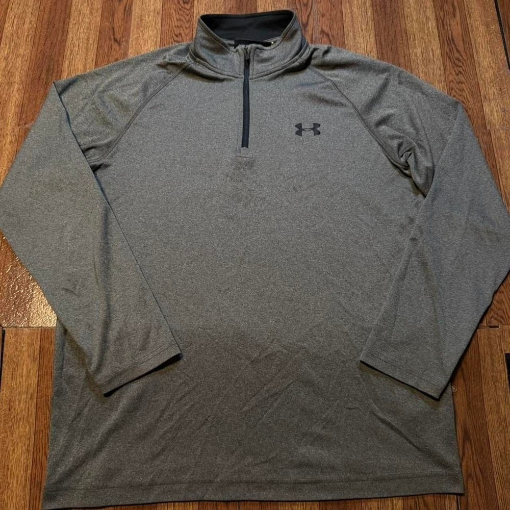 Under Armour Grey Retro Sportswear Running Long Sleeve Sweatshirt‎ medium